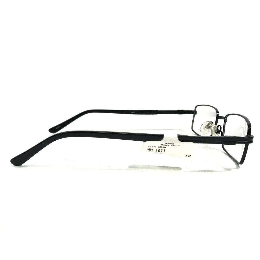 Legacy MM 1011 BK Eyeglasses Frames Black Rectangular Full Rim 55-18-145
